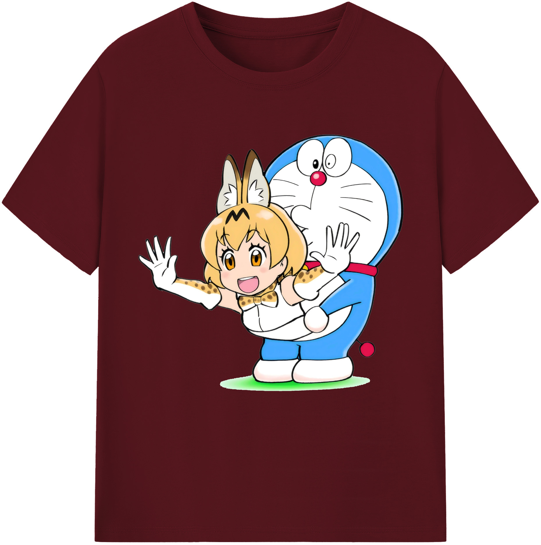 （画像用） ドラえもん Doraemon 綿100％半袖Tシャツ（フロントプリント）